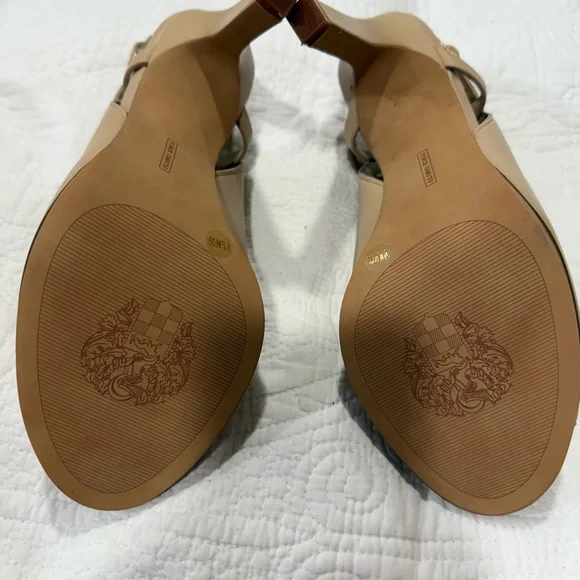 Vince Camuto Naveah Nude Leather
Slingback Heels - Picture 7 of 8